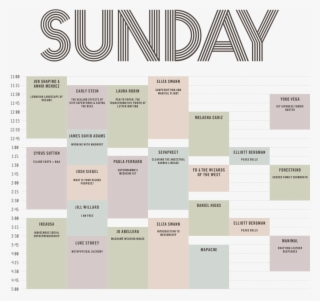 Timetable Sun - Graphic Design