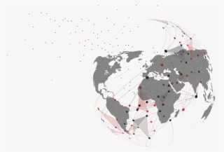 Globe - Vector World Map Silhouette