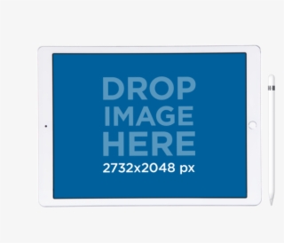 Ipad Pro In Landscape Position Over A Png Background - Wedding Invitations