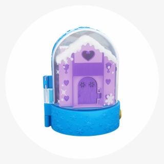 Polly Pocket Pocket World Snow Secret Compact Product - Polly Pocket Snow Globe