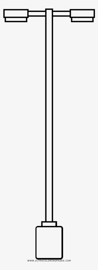 Light Pole Coloring Page - Snow Shovel