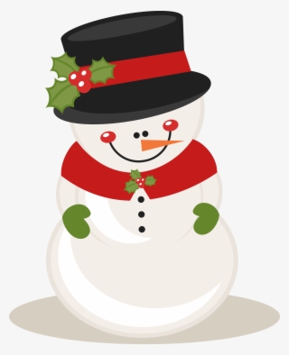 2833 X 3496 6 - Cute Christmas Snowman Clipart