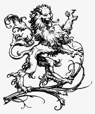 Clipart - Decorative Lion - Tattoo Owl Drawing