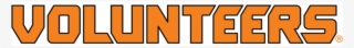 Tennessee Volunteers Iron On Stickers And Peel-off - Orange