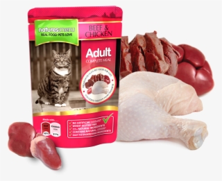 Natures Menu Original Cat Food Pouch Beef & Chicken - Natures Menu Cat Food