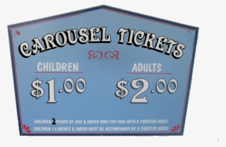 Santa Monica Parking Ticket Transparent Background - Carousel Tickets