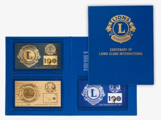 Lions Clubs International Gold Minisheet Collection