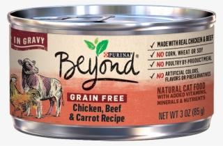 Beyond® Gravy Grain Free Chicken, Beef & Carrot Recipe - Purina Beyond Grain-free Wet Cat Food
