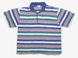 Vintage Pattern Polo Medium - Polo Shirt