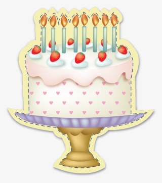 Gifs De Tortas De Cumpleaños - Happy Birthday Cake Render