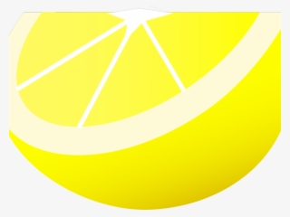 Lemon Clipart Lemon Wedge - Circle