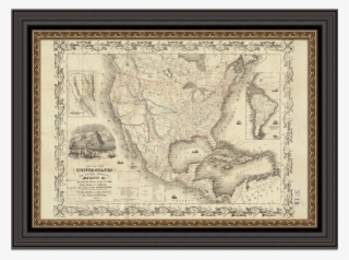 United States-mexico, - 1850