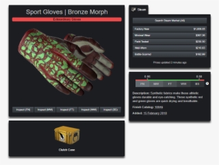 Here's The Gloves That'll Be Featured Since Steam Prices - Skiny Do Rekawic Cs Go