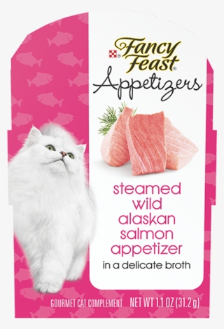 Steamed Wild Alaskan Salmon Appetizer In A Delicate - Fancy Feast