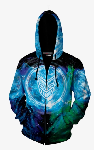 Yu Gi Oh Stardust Dragon 3d Zip Up Hoodie Fullprinted - Hd Hoodies