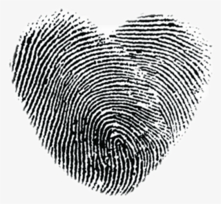 Heart Sticker - Thumb Print