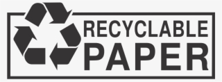 Recyclable Paper Vector Logo - Recycle Symbol