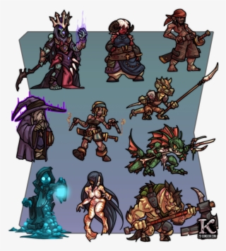 2d Dungeon Character 5 Packs And 10 Pack Commissions - Cartoon