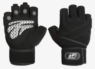 Ritfit Padded Anti-slip Weight Lifting Gym Gloves - Gym Gloves Png
