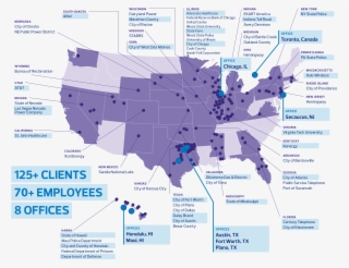 Scientel Solutions Across North America - Map Lunch Counter Sit Ins