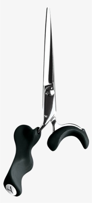 Tijera Ergonómica Exthand De Color Negro Para Zurdos - Scissors