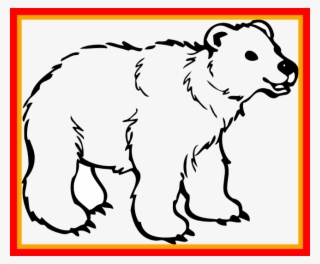 Grizzly Bear Clipart Polar Bear - Grizzly Bear Clip Art Black And White