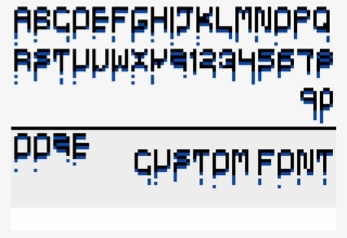 Custom Font Template