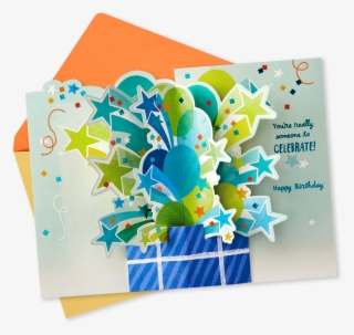 Celebrating You Pop Up Birthday Card - Greeting Card