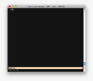 This Would Be The Familiar Vim With One File Open View - Raspberry Pi