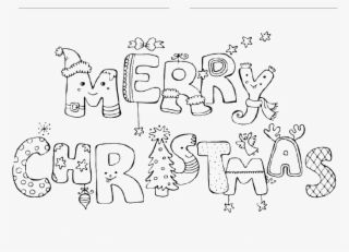 Merry Christmas Or A Great Letter Coloring - Christmas Coloring Pages Merry Christmas