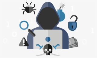 Focus On Threat Detection And Response - Cyber Security Man Icon
