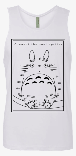 Connect The Dots Men's Premium Tank Top - My Neighbor Totoro