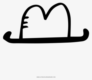 Sombrero De Vaquero Página Para Colorear - Heart