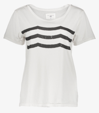 Ss Waves Crewneck T-shirt White - Blouse