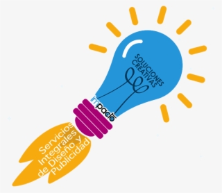 Damos Vida Y Color A Tu Idea - Cartoon Bulb Png