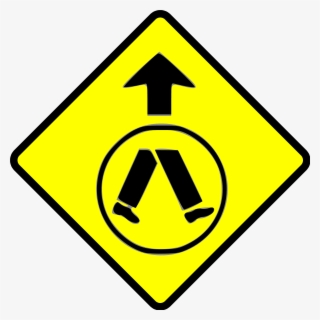 Caution Pedestrian Crossing Png Images 600 X