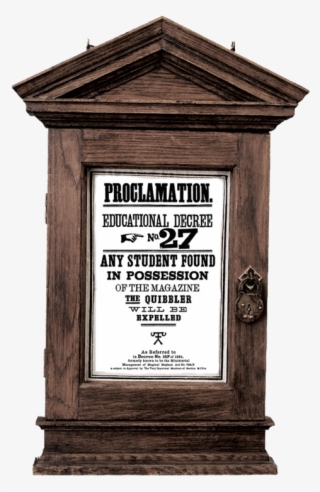 Proclamation27-frame - Harry Potter Decree Frame