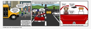 Pedestrian Safety - Cartoon