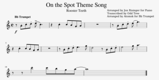 On The Spot Theme Song Sheet Music For Trumpet Download - Sheet Music