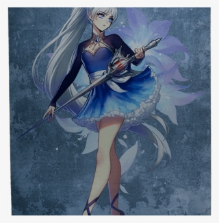 Rwby Vol 4 Weiss Schnee Wall Scroll Rooster Teeth - Rwby Weiss And White Knight