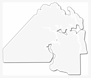 A Map Of Duval With An Outer Shadow Around The Map - Illustration