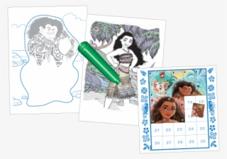 Disney's Characters Magic Pen Painting Activity Books - Sketch