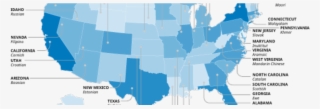 A Glimpse At The American Melting Pot - Chemistry Job Map