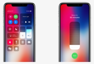 Silent Toggle In The Control Centre And The Duration - Iphone