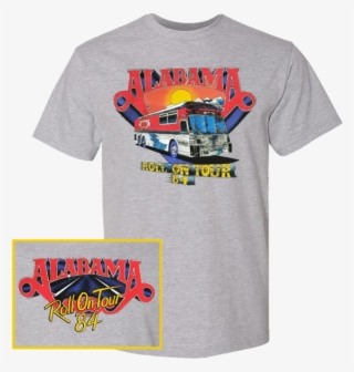 Alabama Sport Grey Roll On Tour Tee - T-shirt