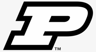 Purdue University Boilermakers Logo Black And White - Purdue Logo Black And White