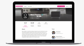 Final Indiegogo Mockup - Indiegogo Page Layout