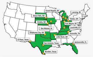 15 Cities Where A High Quality Of Life Doesn't Mean - Population Map Of United States 1997