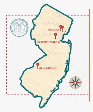 Nj Map With Campus Location Markers - Rutgers University Nj Map