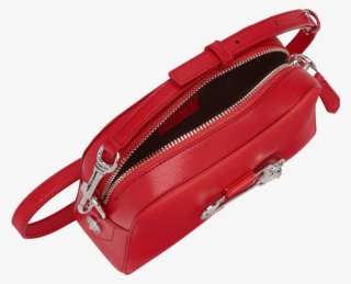 Safety Pin Saffiano Leather Bag - Messenger Bag